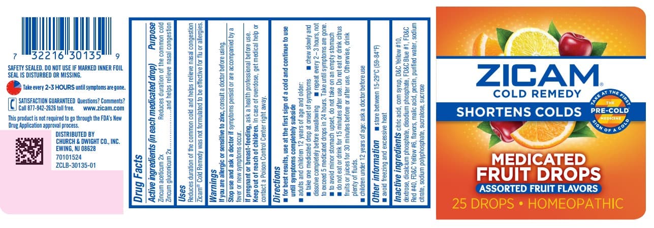 Zicam Cold Remedy Medicated Fruit Drops - Ultimate Orange — Reference image, actual packaging may vary