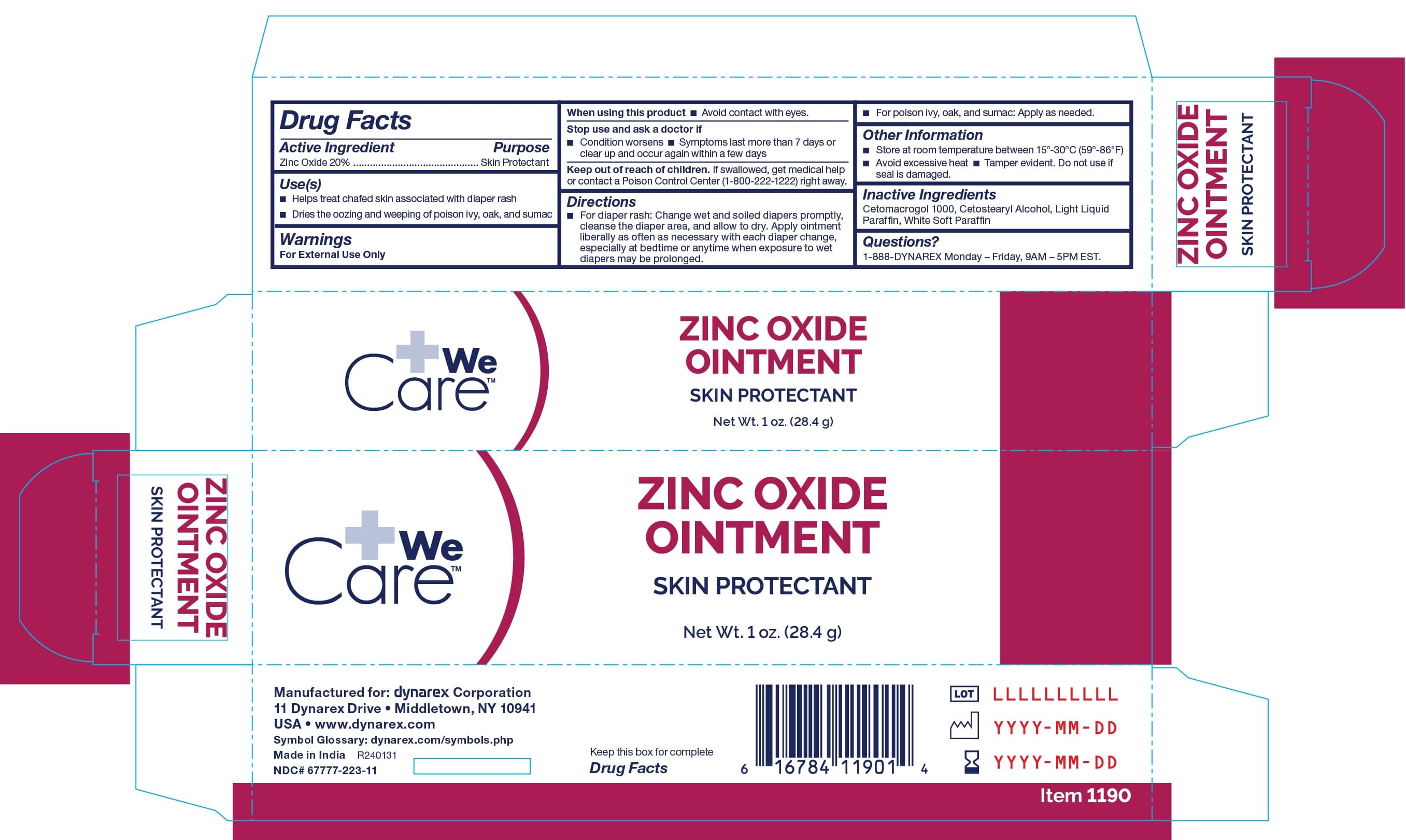 Zinc Oxide Ointment — Reference image, actual packaging may vary