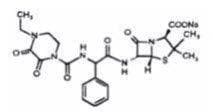 Piperacillin and Tazobactam package label