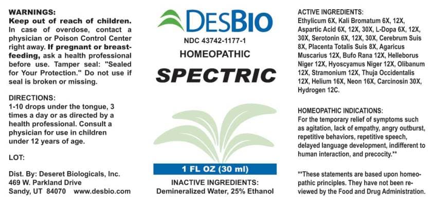 Spectric package label