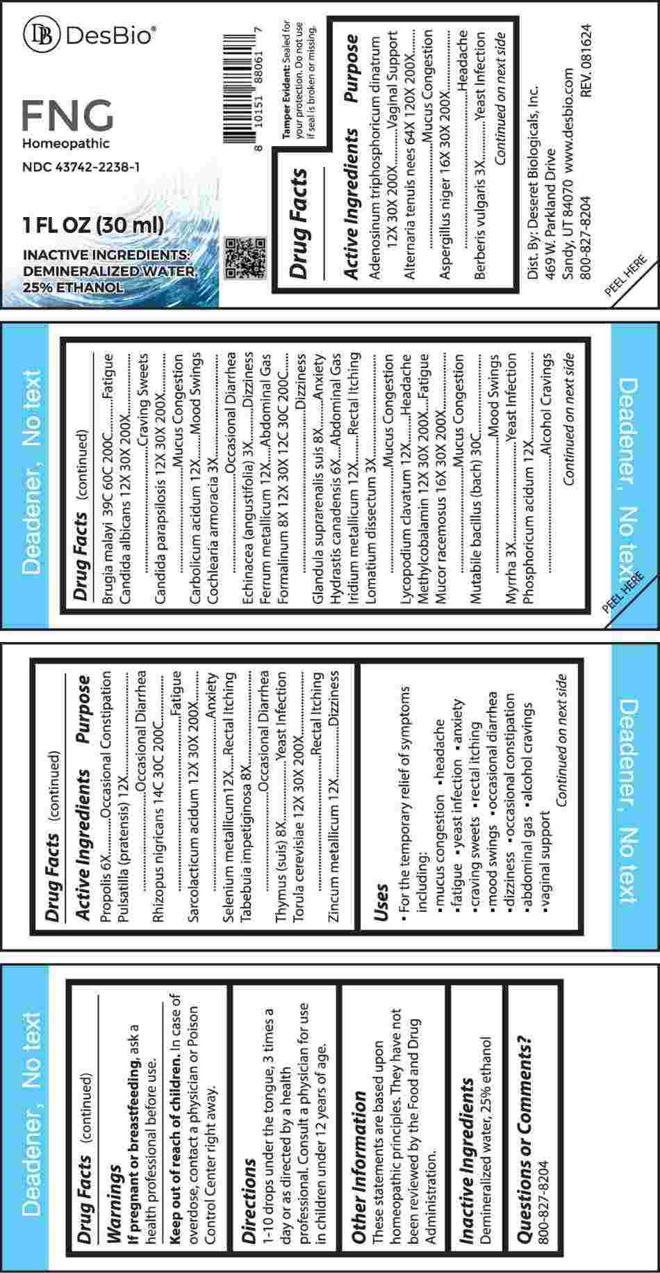 Fng package label