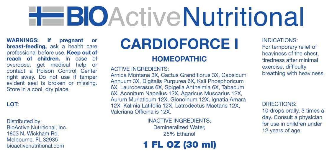 Cardioforce package label