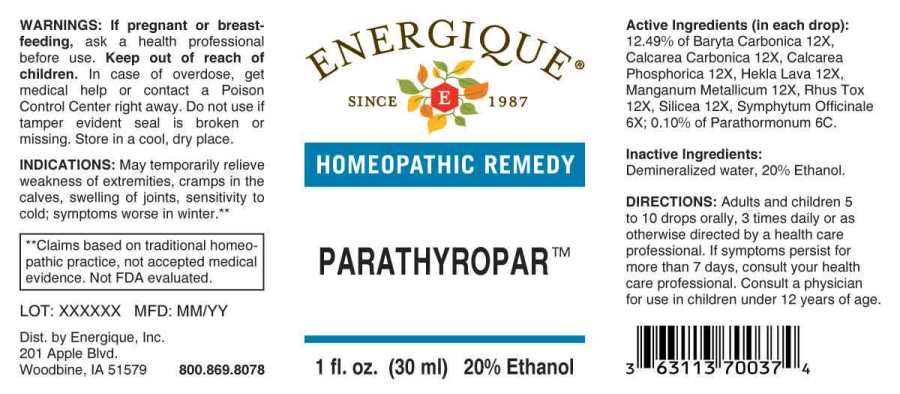 Parathyropar package label