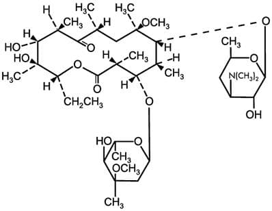Clarithromycin package label