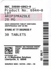 Aripiprazole package label