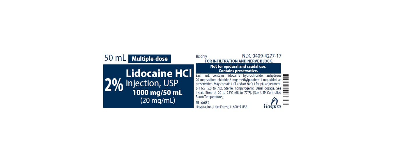 2% Lidocaine Hci package label