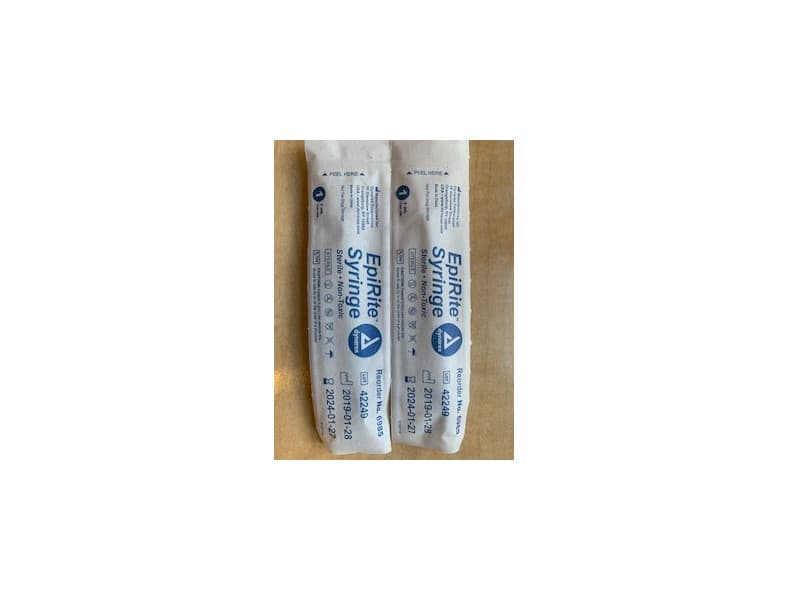 Adrenalin (epinephrine) package label