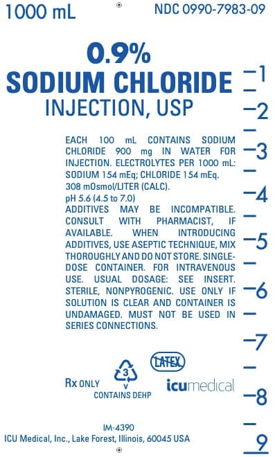 0.9% Sodium Chloride package label