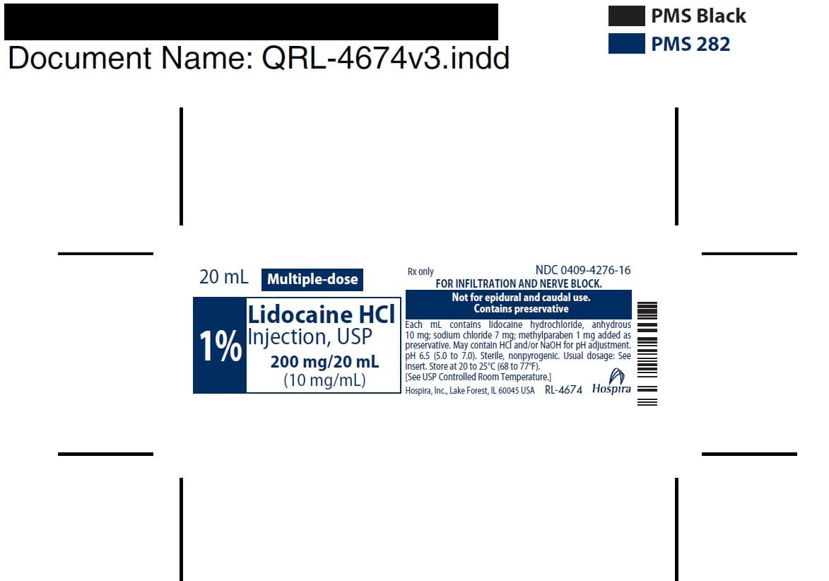 2% Lidocaine Hci package label