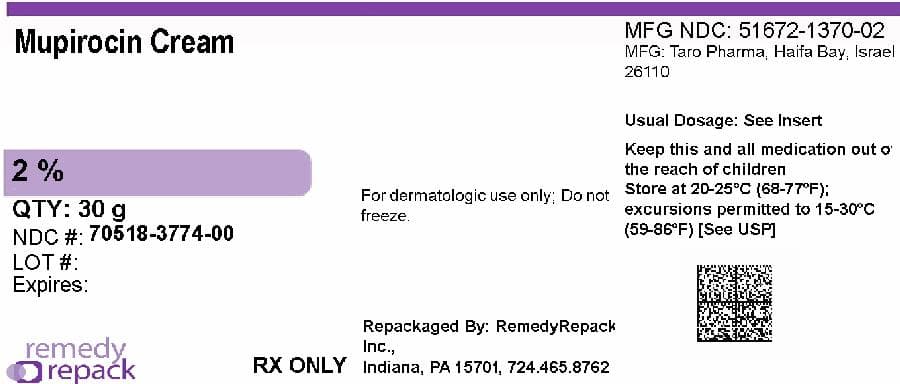 Mupirocin Calcium package label