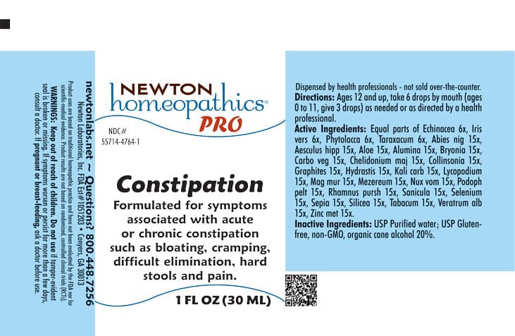 Constipation package label