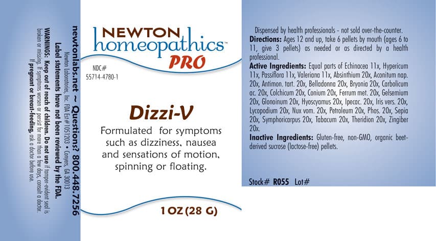 Dizzi-V package label