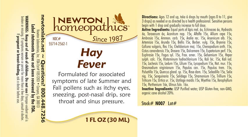 Allergies package label