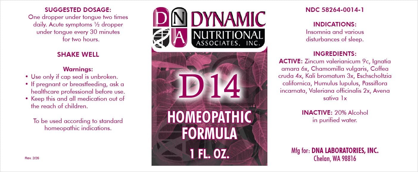 D14 package label