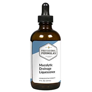 Mucolytic Drainage Liquescence package label