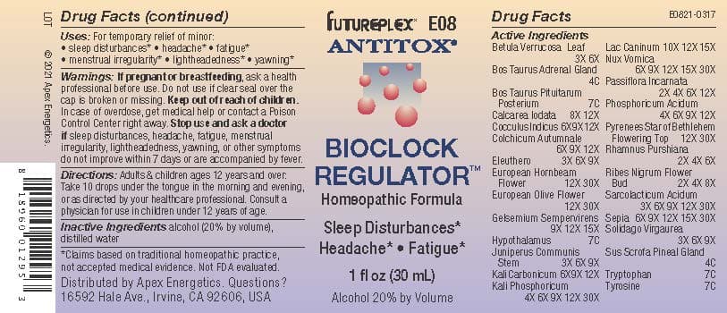E08 package label
