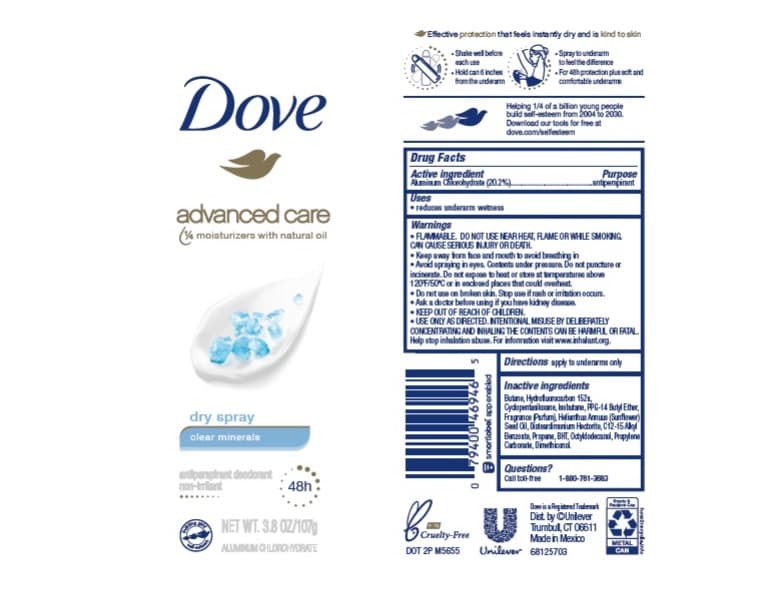 Dove package label