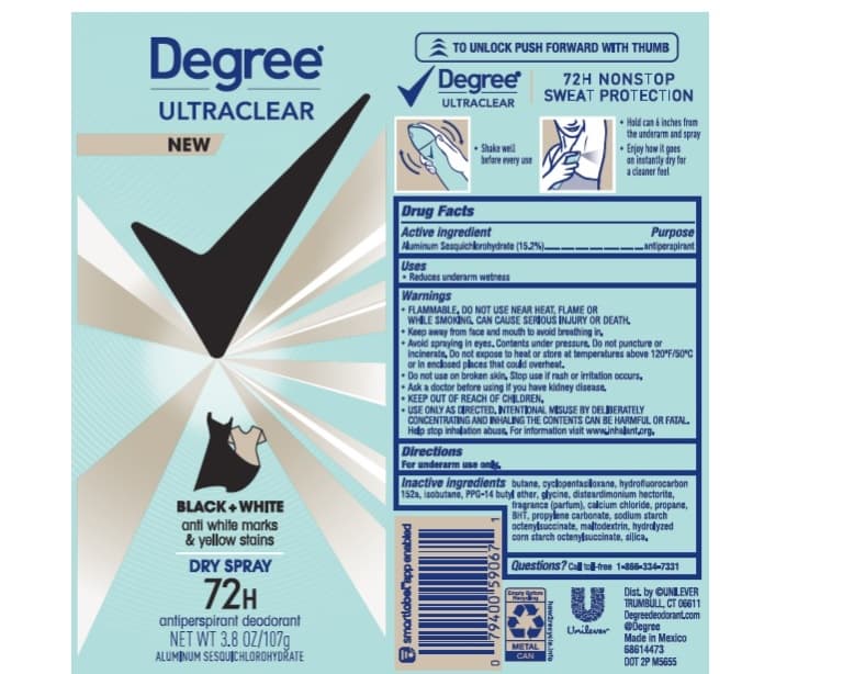 Degree package label