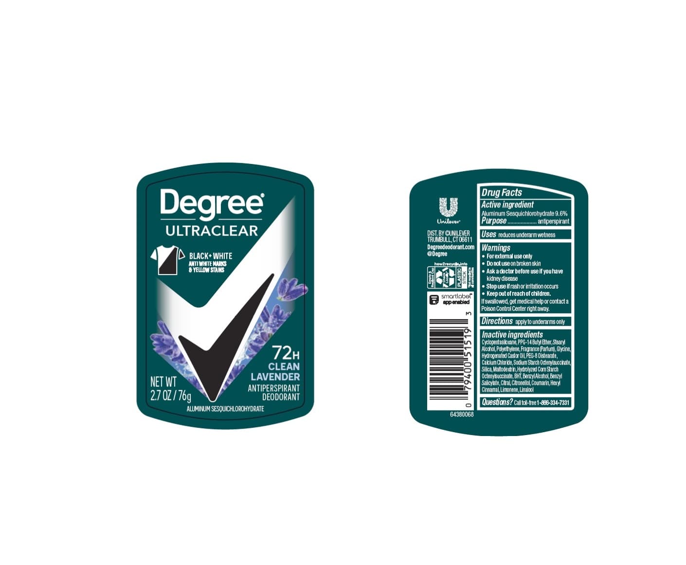 Degree package label