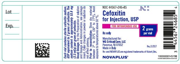 Cefoxitin package label