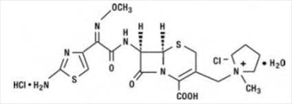Cefepime Hydrochloride package label
