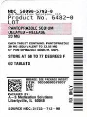 Pantoprazole package label