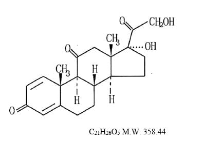 Prednisone package label