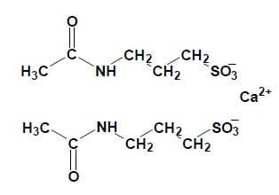 Acamprosate Calcium package label