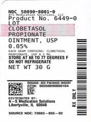 Clobetasol Propionate package label