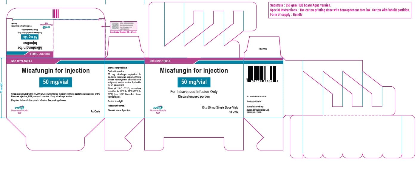 Micafungin package label