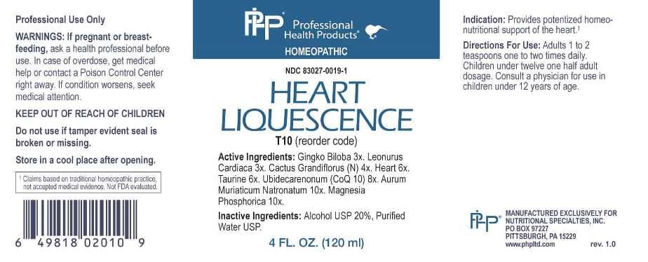 Heart Liquescence package label