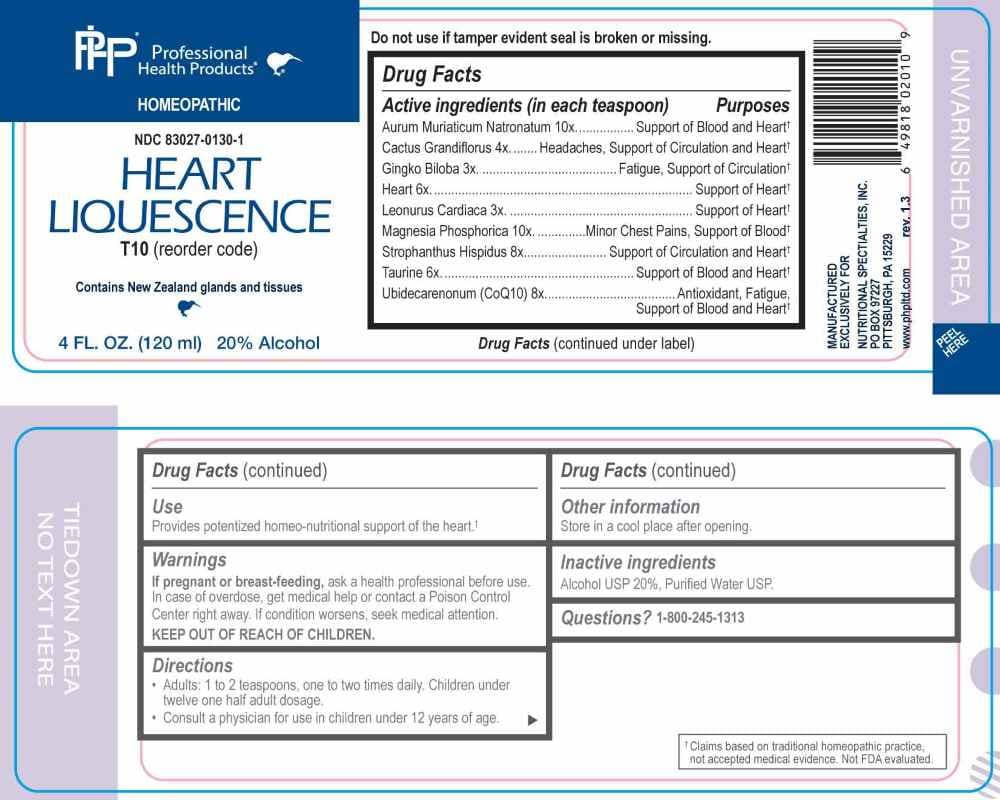 Heart Liquescence package label