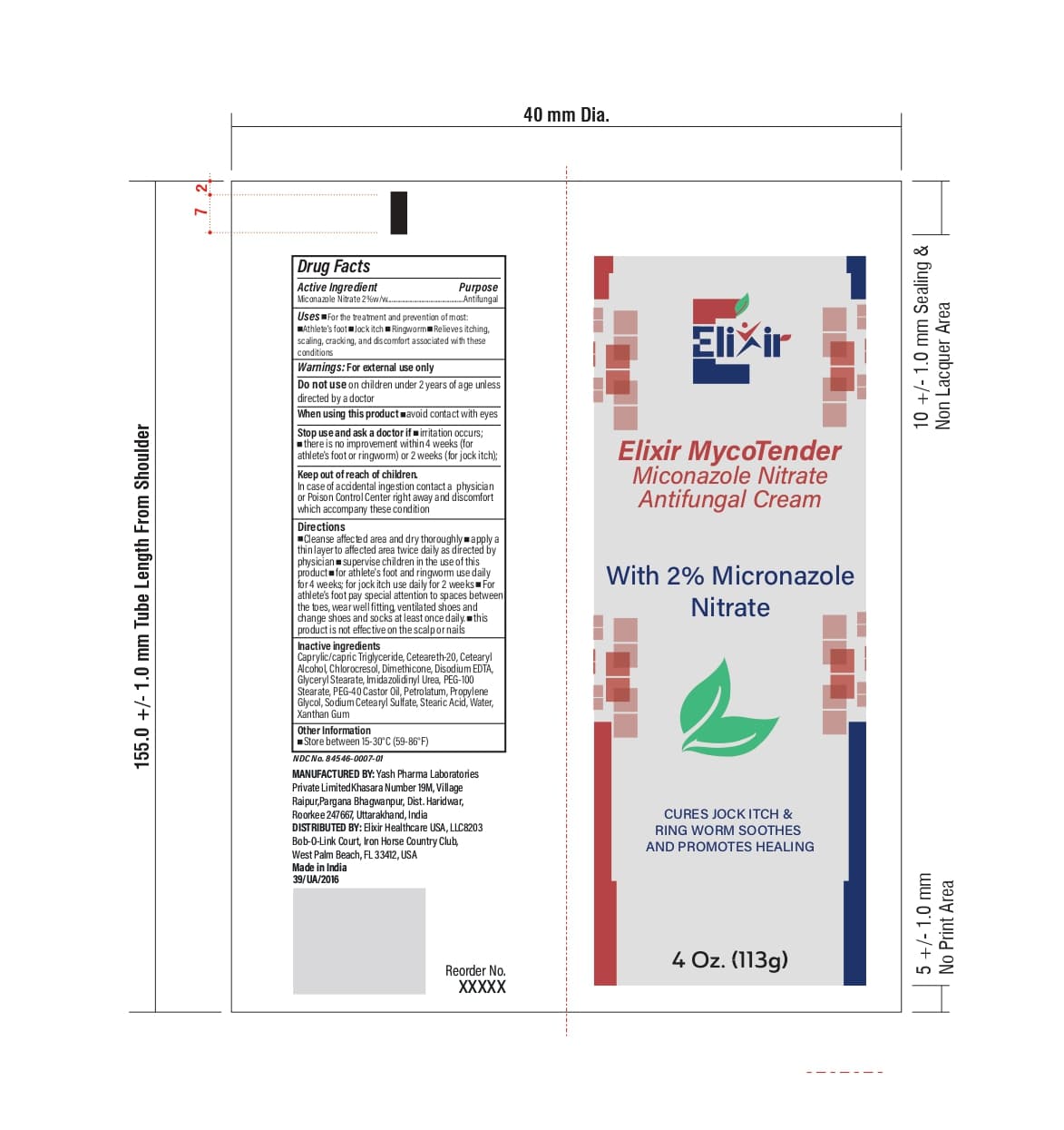 Elixirtripleguard package label