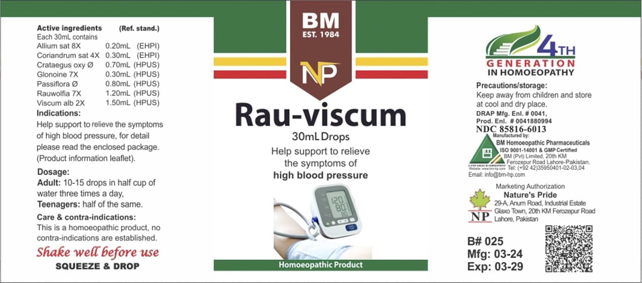 Rau Viscum package label