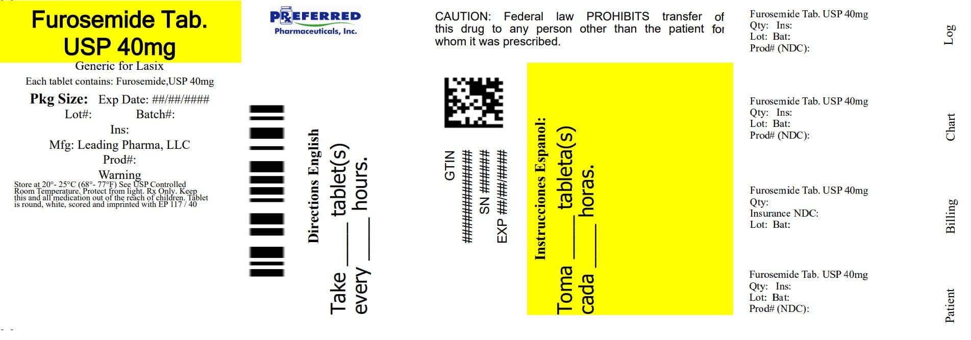 Lasix (furosemide) product image
