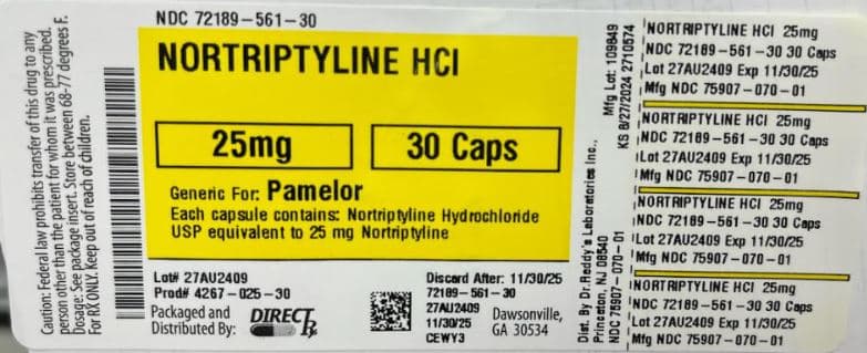 Pamelor (nortriptyline) product image